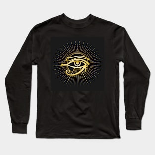 Eye of Horus Ancient Egyptian Symbol Long Sleeve T-Shirt